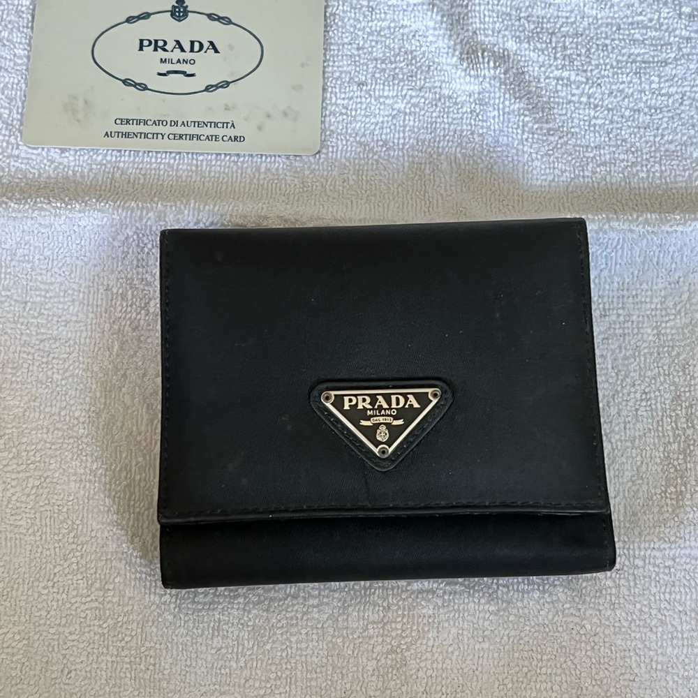 Prada Black Key & Card Holder